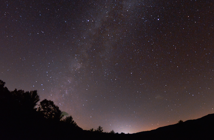 The summer Milky Way above Blue Ridge Observatory & Star Park