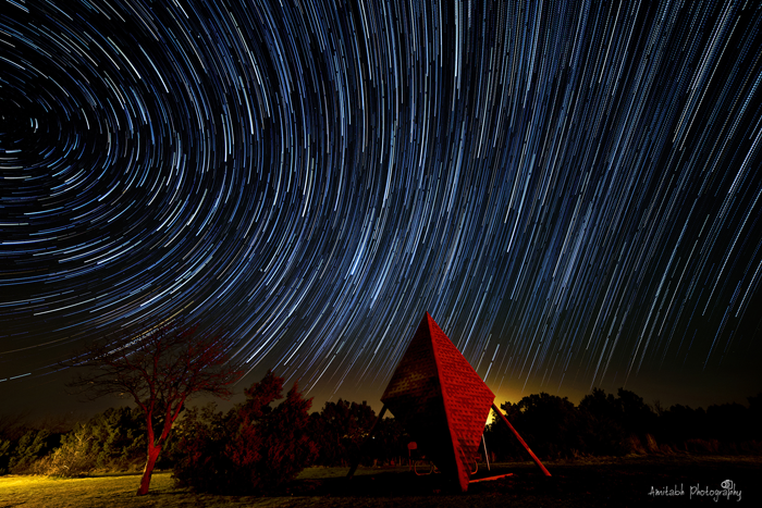Star trails over Copper Breaks State Park. Photo by Amitabh Mukherjee (500px.com/amitabhmukherjee)