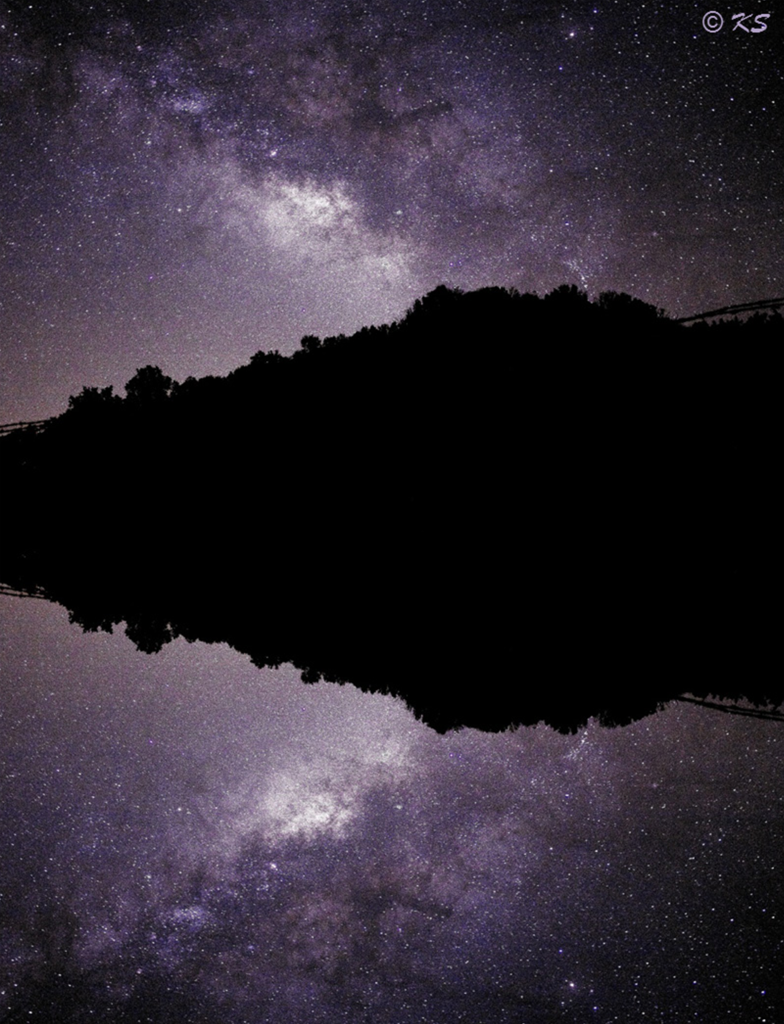 The Milky Way rises over Copper Breaks State Park, Texas. Photo by Koustav Sinha.