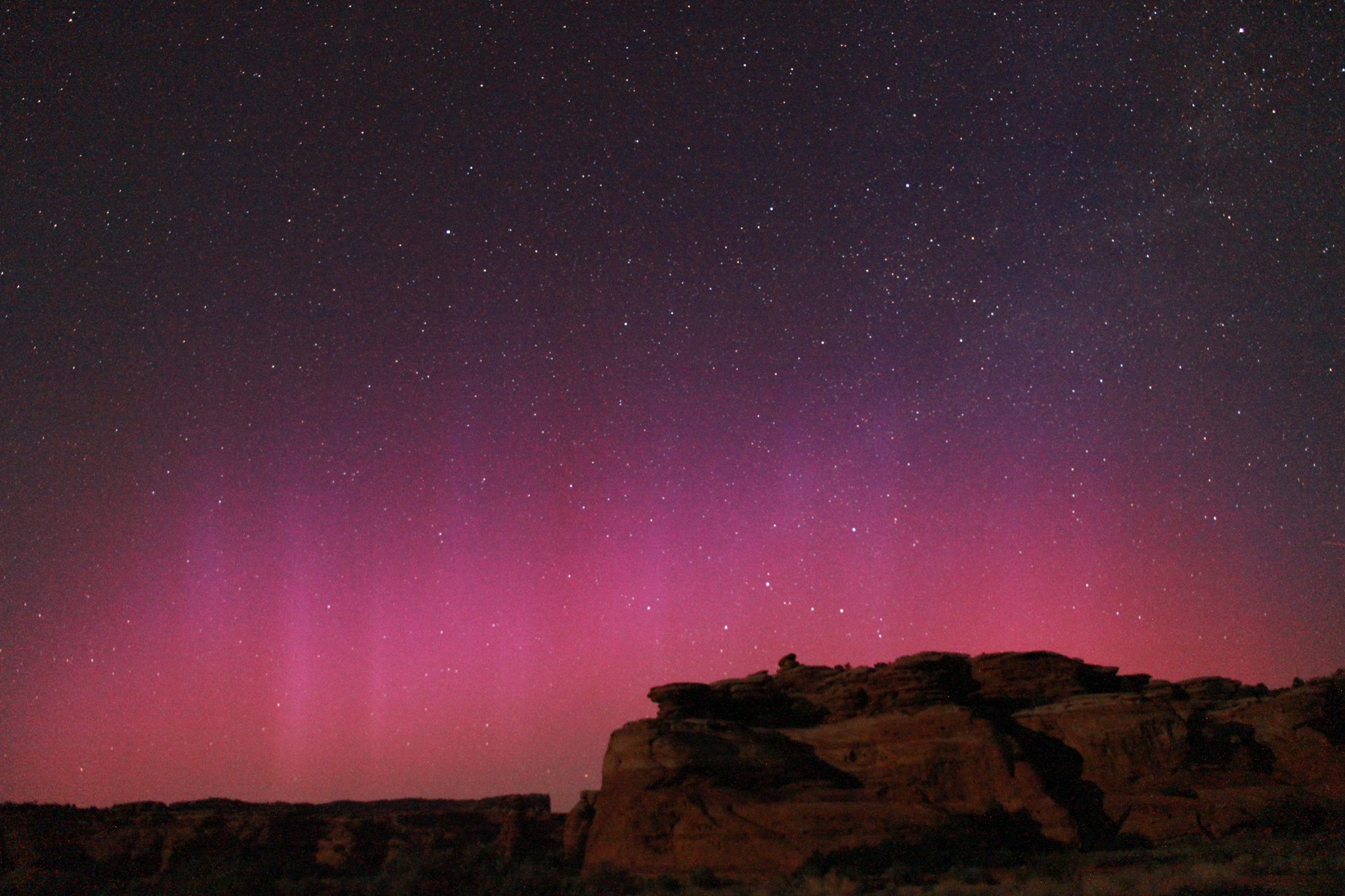 Dark Skies and Northern Lights Image