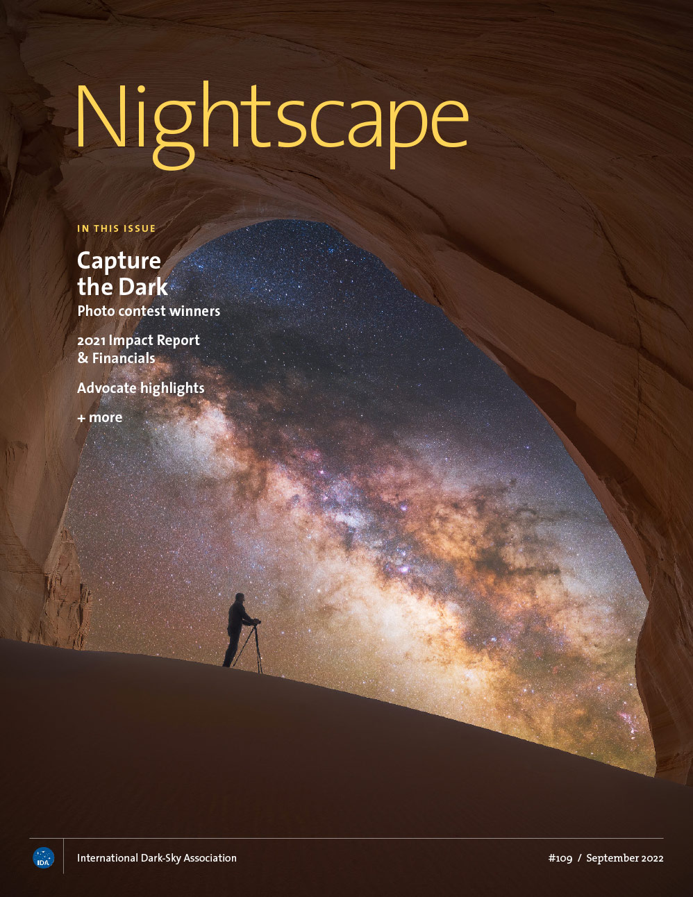 Nightscape #109 · September 2022 Cover of the September 2022 issue of Nightscape